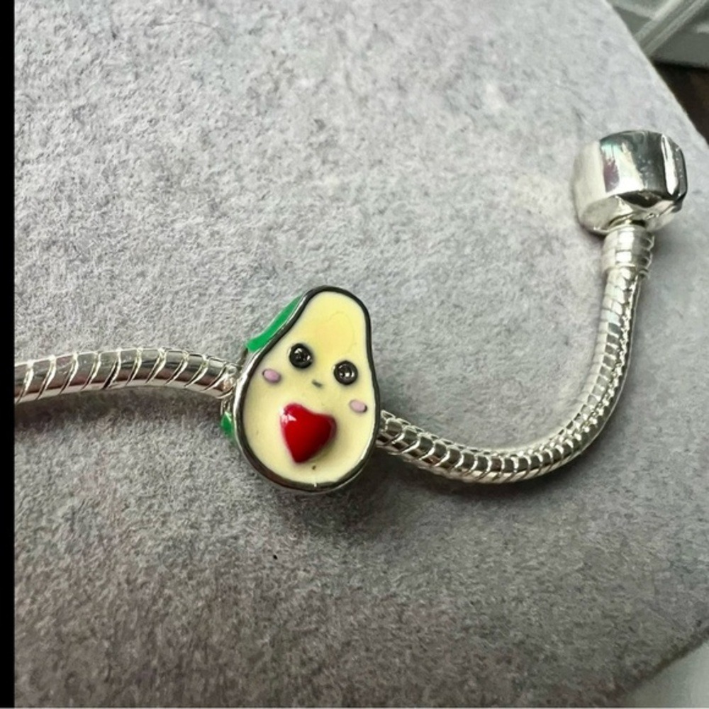 Cute Avocado Charm fits PANDORA - Picture 4 of 7